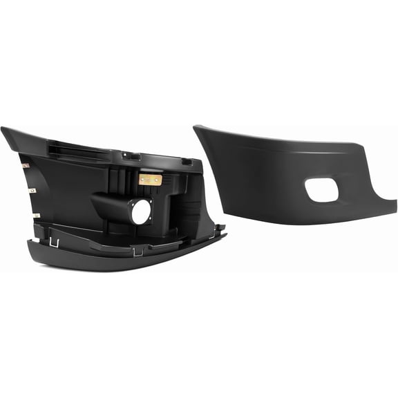 KOJEM Front Bumper Reinforcement Compatible with 2008-2017 Freightliner Cascadia Black Bumper End Corner Extension Inner Reinforcement Left Driver Side With