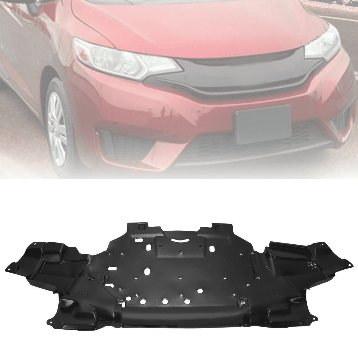 KOJEM Front Engine Splash Shield for 20152020 Honda Fit DX LX EX EXL