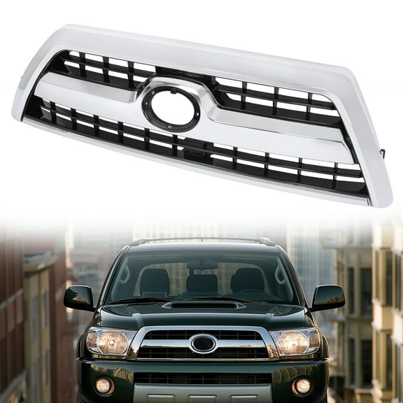 KOJEM Front Grille Compatible with 2006-2009 Toyota 4Runner 5310035A53C0 Bumper Grill