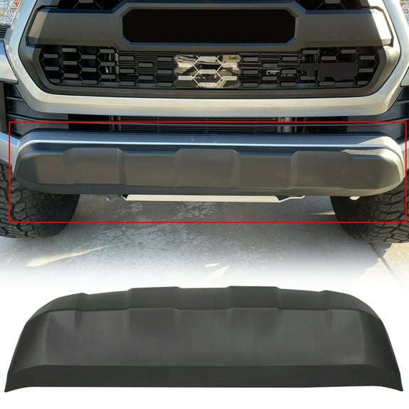KOJEM Front Lower Bumper Valance Bumper Panel Skid Plate Black for 2016-2022 2017 2018 2019 2020 2021 Toyota Tacoma TO1095205, 5391104210, B077C14STM