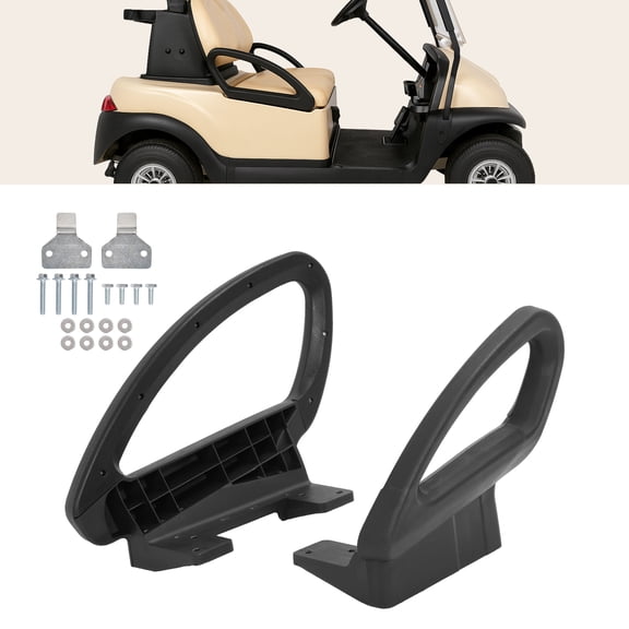 KOJEM Golf Cart Seat Handle Arm Rest Hip Restraint for 2012 & Up Club Car Precedent Driver and Passenger Side 1 Pair (Left + Right)