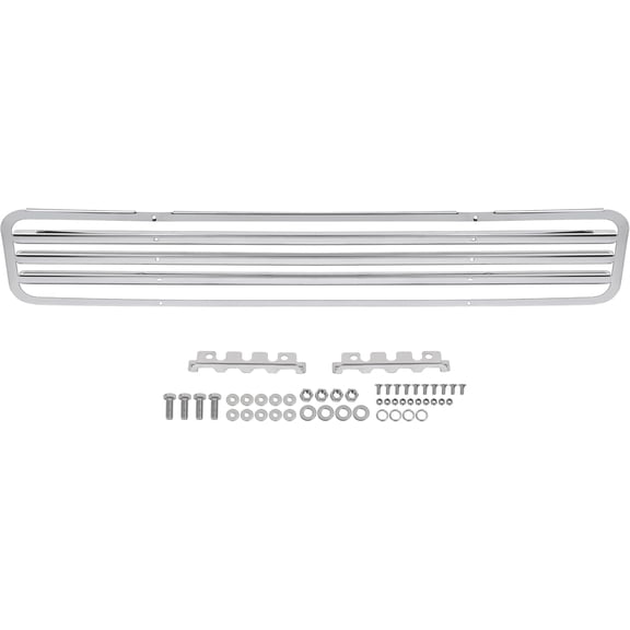 KOJEM Grille Compatible with 2003-UP Freightliner Coronado 132 Silvery 304 Stainless Steel