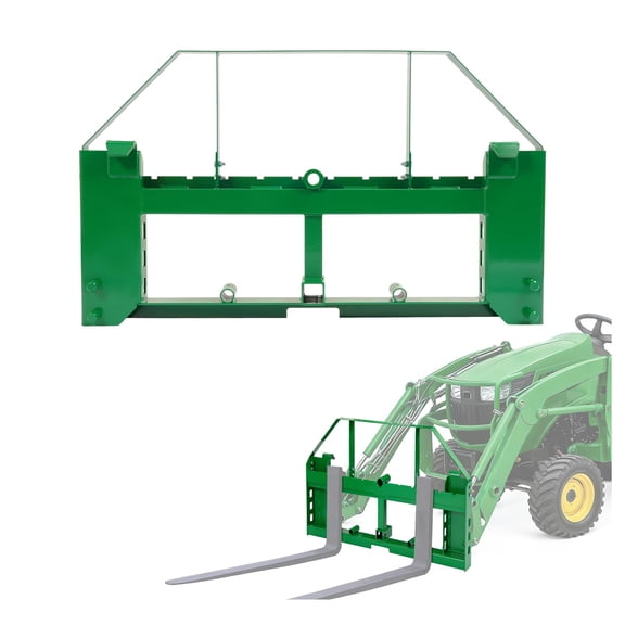 KOJEM Hitch Attachment Plate Compatible with John Deere 2" Receiver Hitch Skid Steer Receiver