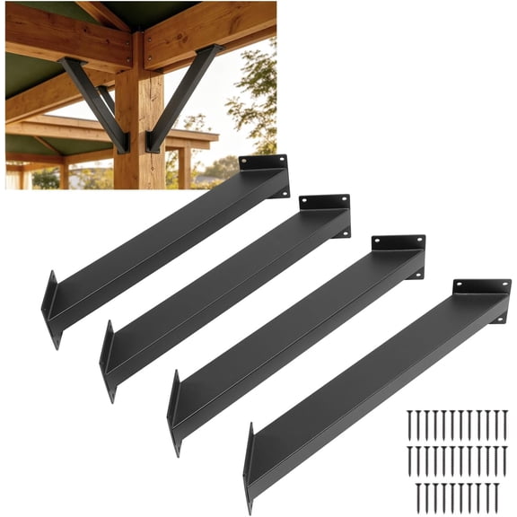 KOJEM Pergola Bracket Universal Fit Black