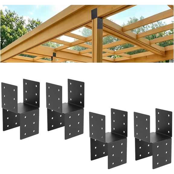 KOJEM Pergola Bracket Universal Fit Black