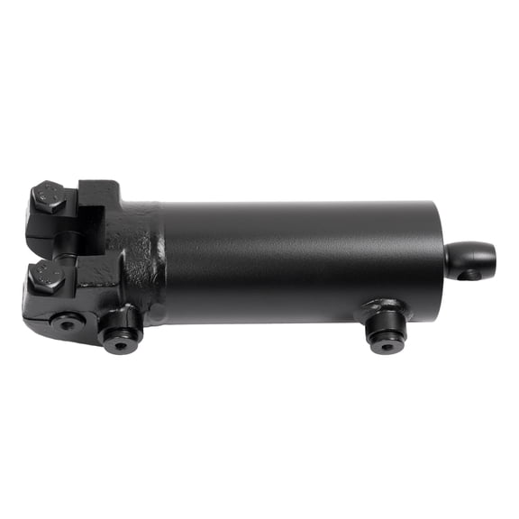 KOJEM Power Steering Cylinder Compatible with Fits Massey Ferguson 255, 261, 265, 270, 275, 283, 285, 290, 670, 690 Powder Coated Black
