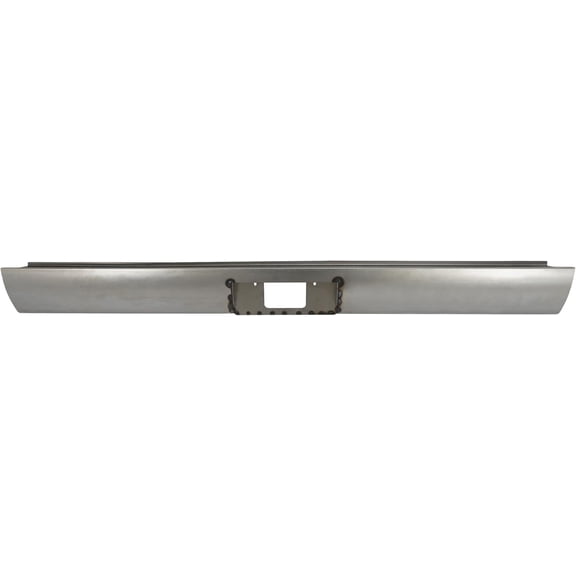 KOJEM Rear Bumper Roll Pan Compatible with 1973-1979 Ford F-100/F-150 Fullsize Fleetside/Styleside Pickup Trucks Steel Anti-Rust Oil Raw
