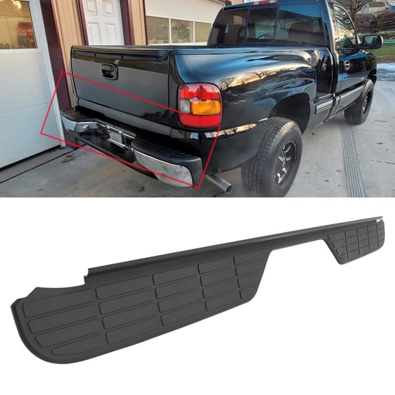 KOJEM Rear Bumper Step Pad Fit For 1988-2000 Chevrolet & GMC C/K Series Pickup
