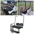 thumbnail image 1 of KOJEM Rear Flip Fold Seat Kit w/ Grab Bar ＆ Roof Support for 1982-2000.5 Club Car DS Golf Cart, 1 of 12