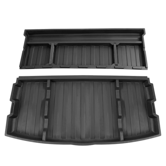 KOJEM Rear Insert Cargo Hatch Storage Box Fit for 2019-2024 Toyota RAV4 (Not fit RAV4 Prime) Trunk Hidden Organizer