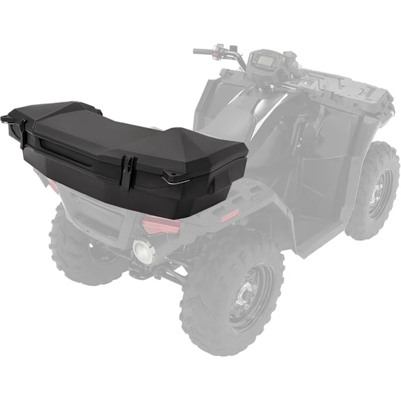 KOJEM Rear Storage Box Compatible with 2017-2026 Polaris Sportsman 570, 850, XP 1000, 450, 850 Rear Rack Cargo Box Replacement for 2884853 2890876 Plastic Textured