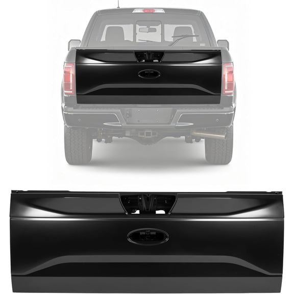 KOJEM Rear Tailgate Compatible with 2015-2017 Ford F-150 Steel Electrophoresis Tail Gate
