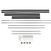 KOJEM Roof Rack Side Rails Compatible with 2007-2020 Mercedes Benz Sprinter 170 Wheel Base Rooftop Luggage Carrier Rack Tracks