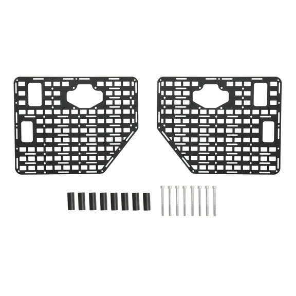 KOJEM Side Bed Molle Panel Rack Compatible with 2015-2022 Ford F150 System Cargo Storage Organizer Side Bed Molle Panel Rack 2PCS
