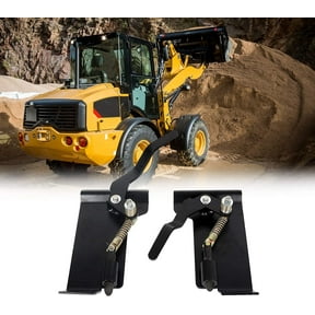 KOJEM Skid Steer Quick Tach Conversion Adapter for Latch Box Weld on Bobtach Loader Tractor Attachment Quick Tach Mount Plate Universal QTK