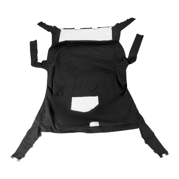 KOJEM Soft Door Compatible with 2010-2014 Polaris Ranger XP800 Fullsize Crew Models Plastic Full Cab Enclosure Zipper Black Clear