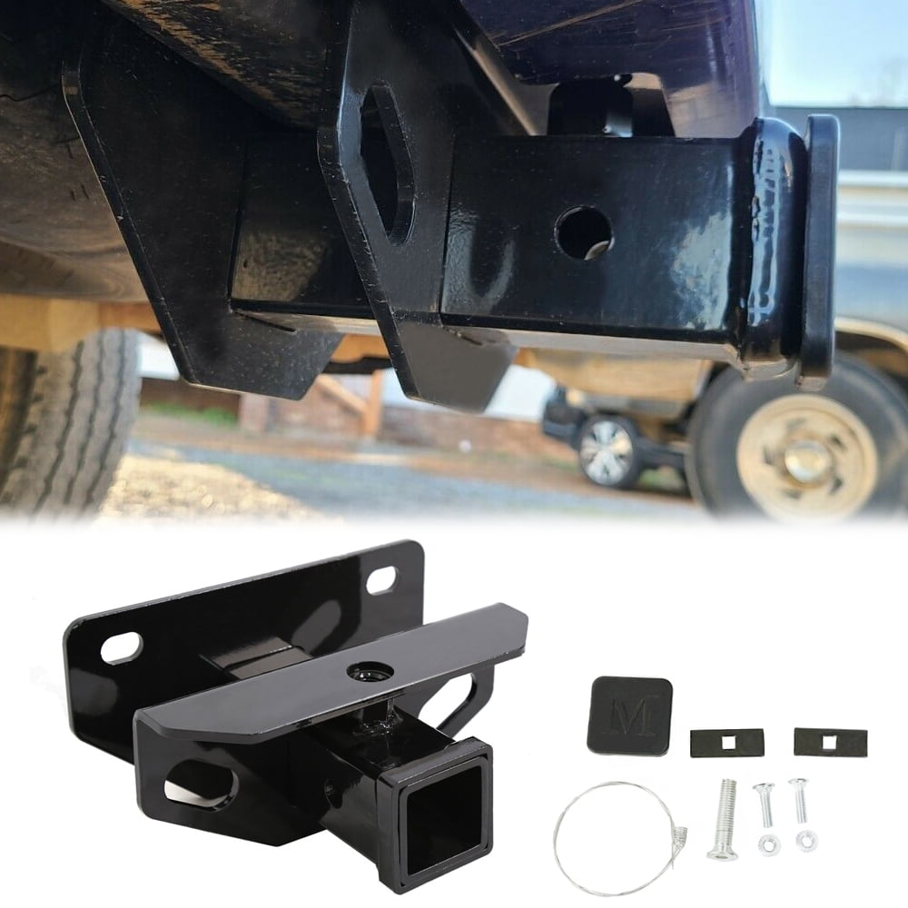 KOJEM Trailer Hitch & Cover Kit Fits 2003-2019 Dodge Ram 1500 & 2003-2013 Ram 2500 & 2003-2012 Ram 3500 Class 3 Rear Receiver Hitch Tow Towing Trailer Hitch Combo Kit