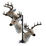 KOJEM Trophy Tree Shoulder Pedestal Mount Hunting Trophy Display Trophy Stand Adjustable Skull Mount Hang up to 3 Taxidermy Small to Medium Sized Heads