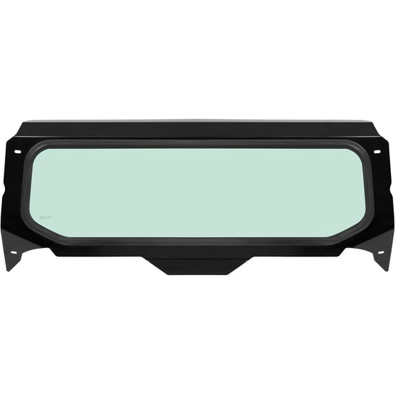 KOJEM UTV Rear Full Glass Windshield Compatible with Honda Talon 1000R 1000X Fox Live Valve 2019-2024, 1000RS 1000XS Fox Live Valve 2023 Windscreen Aluminium Powder Coated