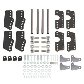KOJEM Universal Parallel 4 Link Rear Suspension Kit Adjustable Drag Race H.D. Frame Mount High Horsepower
