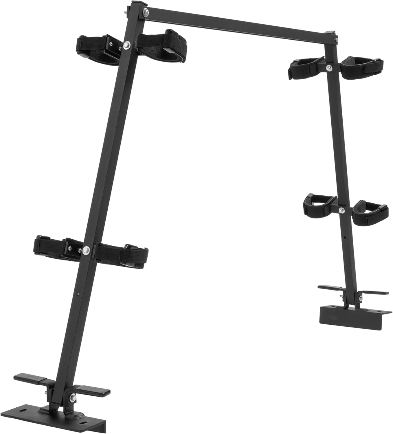 KOJEM Universal UTV Sporting Clays Gun Rack Compatible with Polaris Ranger General Pioneer Golf Cart Cargo Bed Gun Holder Mount W/4 Tools Rack Aluminium Powder Coated Black