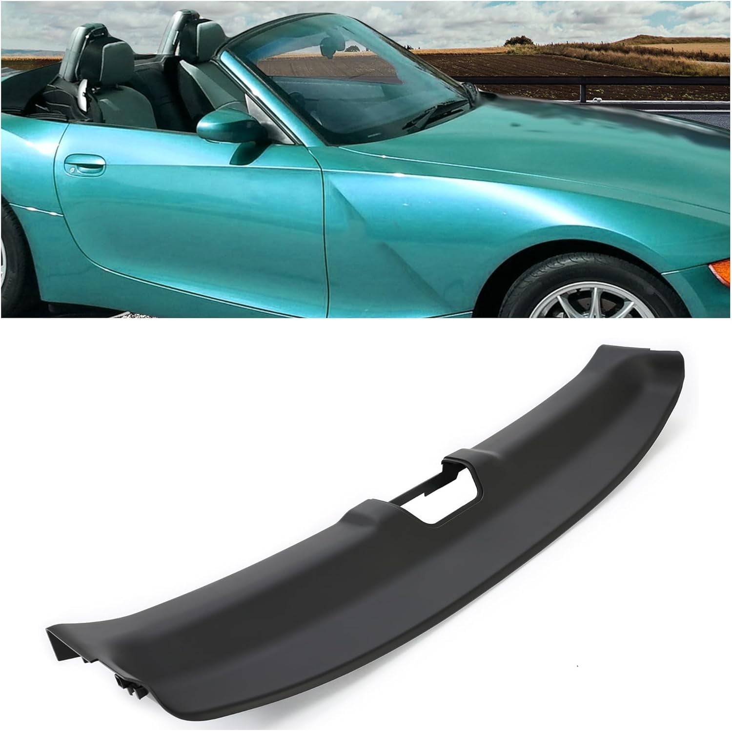 KOJEM Windshield Frame Cover Compatible with 2003-2008 BMW Z4