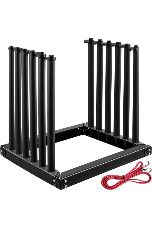 Windshield Rack 5 Lite 24-Inch Height Auto Glass Cargo Rack W/ Protection Pad Windshield Truck Rack Steel 5-Lite Glass Rack for Glass Transportation