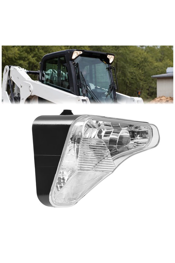 KOJWM Projector Headlight w/LED Compatible with All-Wheel Steer Loaders A770 T series Compact Track LoadersHead Lights Lamps Replacement for 7251341