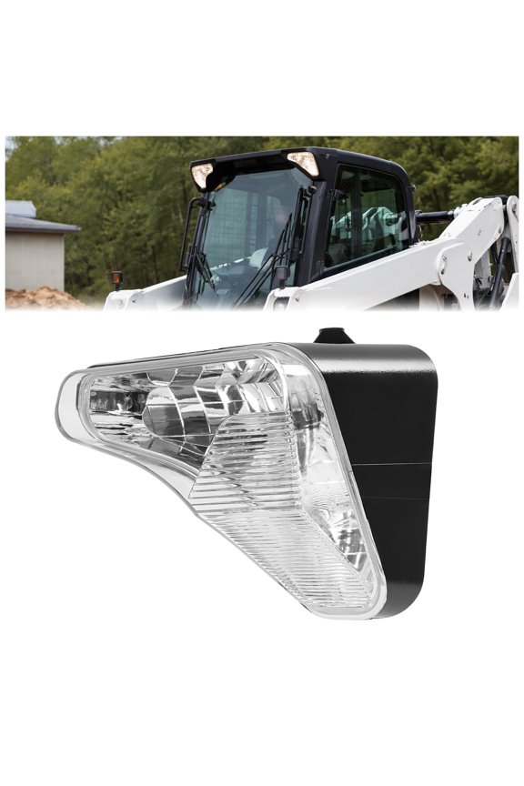 KOJWM Projector Headlight w/LED Compatible with All-Wheel Steer Loaders A770 T series Compact Track LoadersHead Lights Lamps Replacement for 7251341