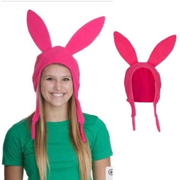KOK-Bob's Burgers Louise Bunny Ears Hat, Easter Bunny Hat, Rabbit Long Ears Hat, Cute Rabbit Hats-0513
