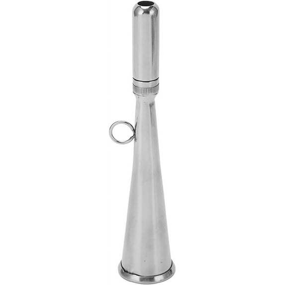 KOK-Handheld Foghorn,Handheld Foghorn Stainless Steel Fog Horn Removable Mouthpiece Accessory for Boat-0513