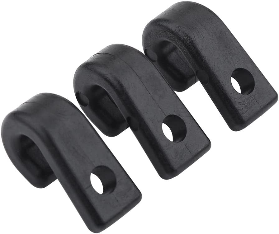 KOKKayak Bungee Hooks, 25 Pcs Nylon Pelican Bungee Cord Hooks Tie Down