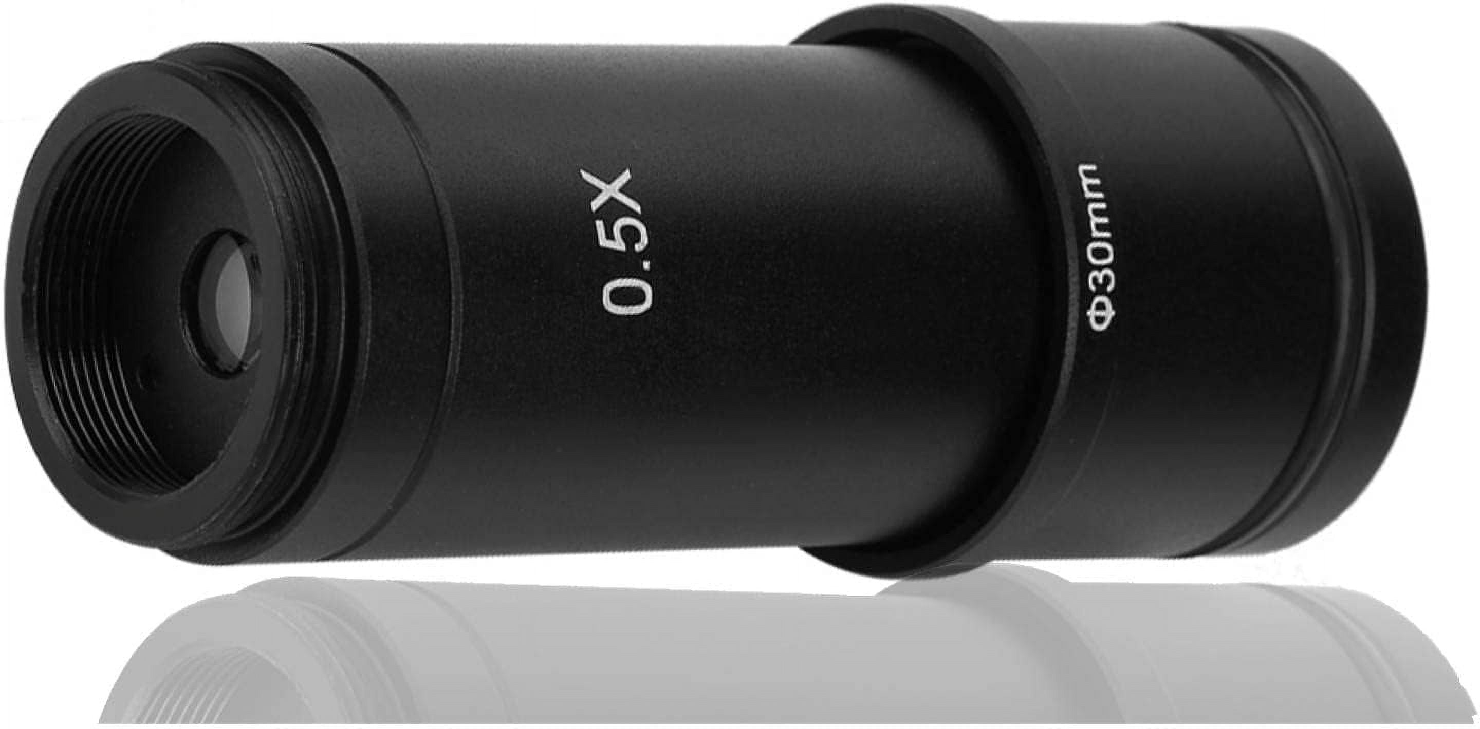 KOKMicroscope Adapter, 0.5X CMount Reduction Lens Eyepiece Lens 23