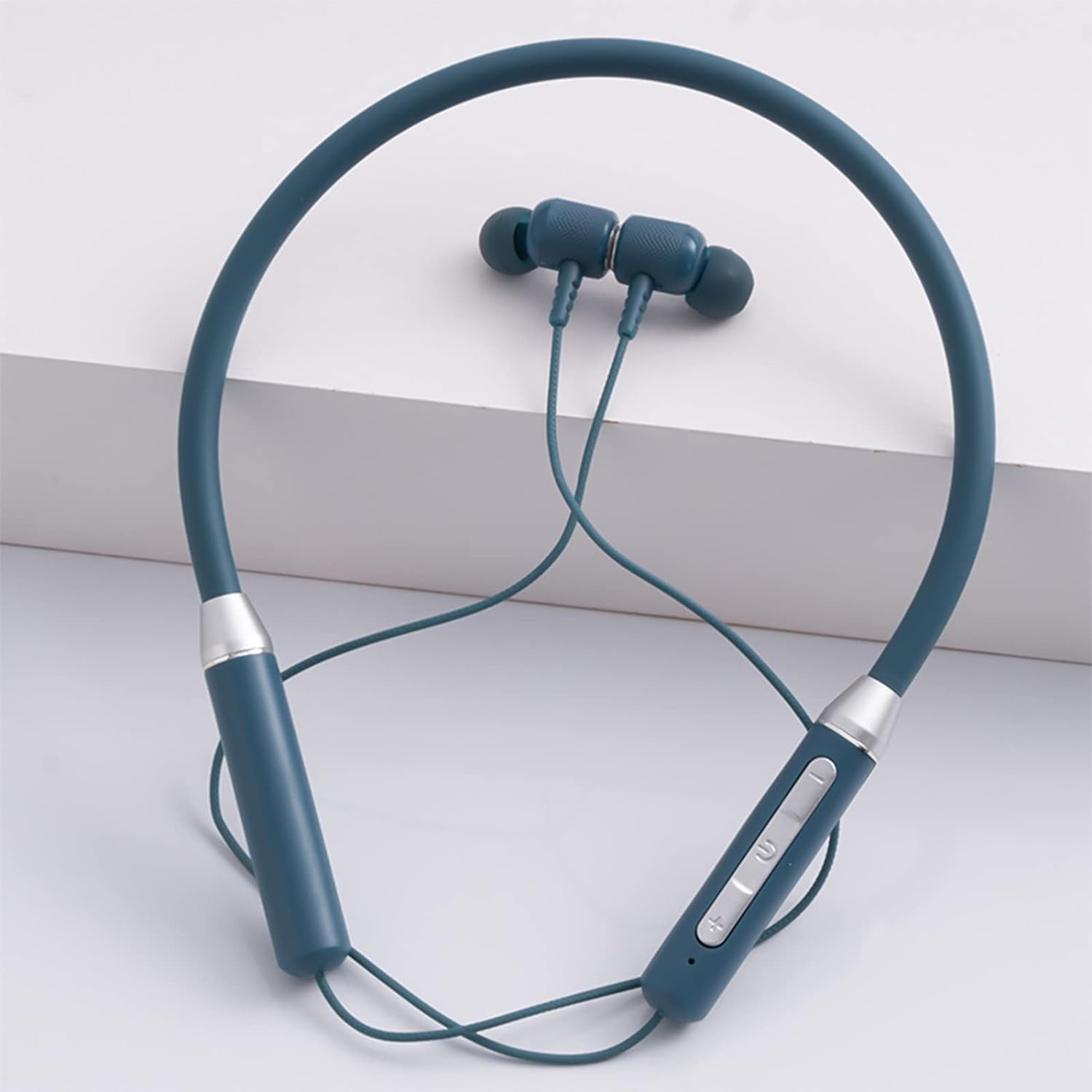 KOK-Neckband Bluetooth Headphones, 10Hr Playtime, HD Stereo Wireless ...