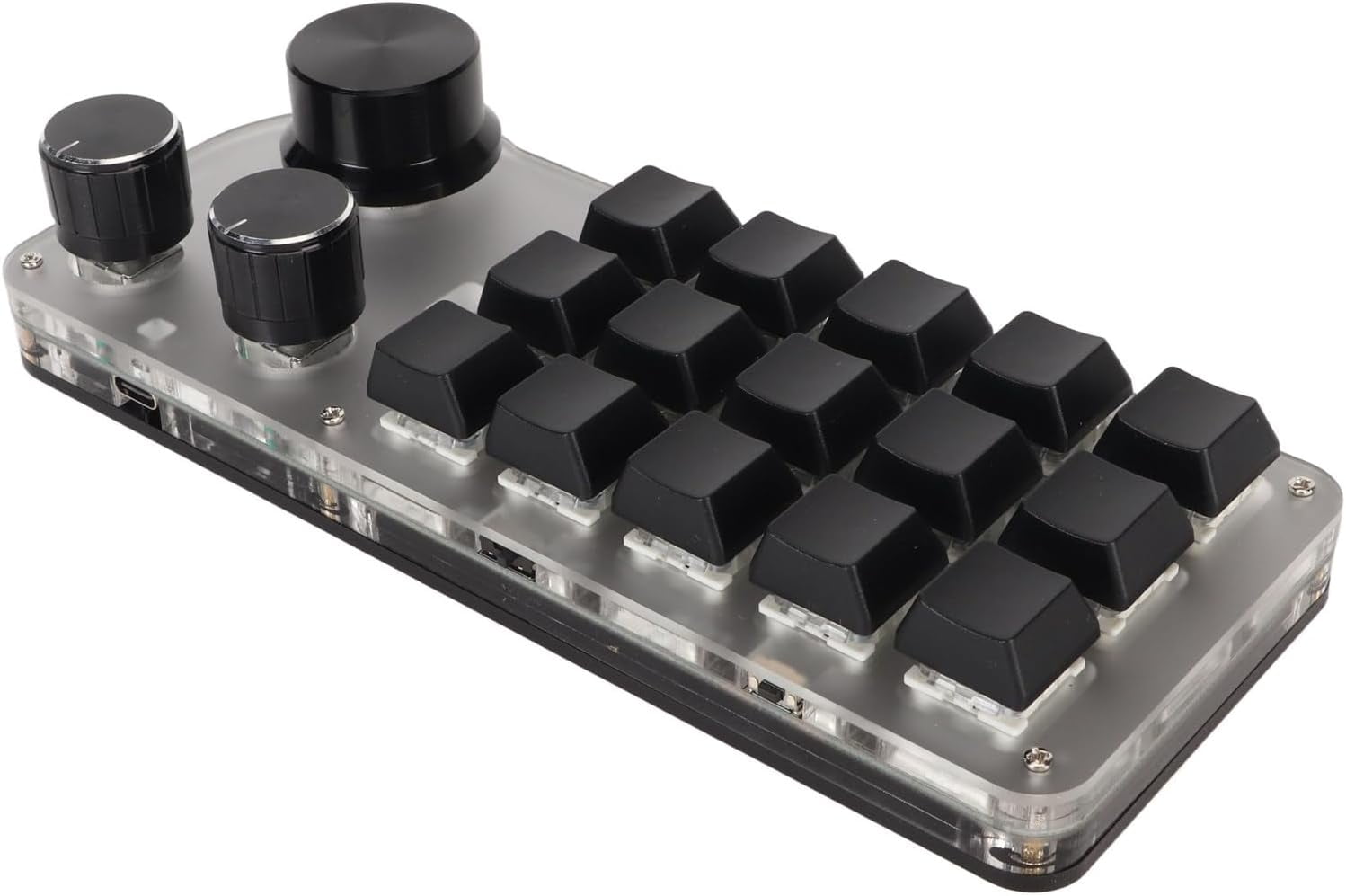 KOK-One Handed Programmable Mechanical Keyboard,15 Keys Programming ...