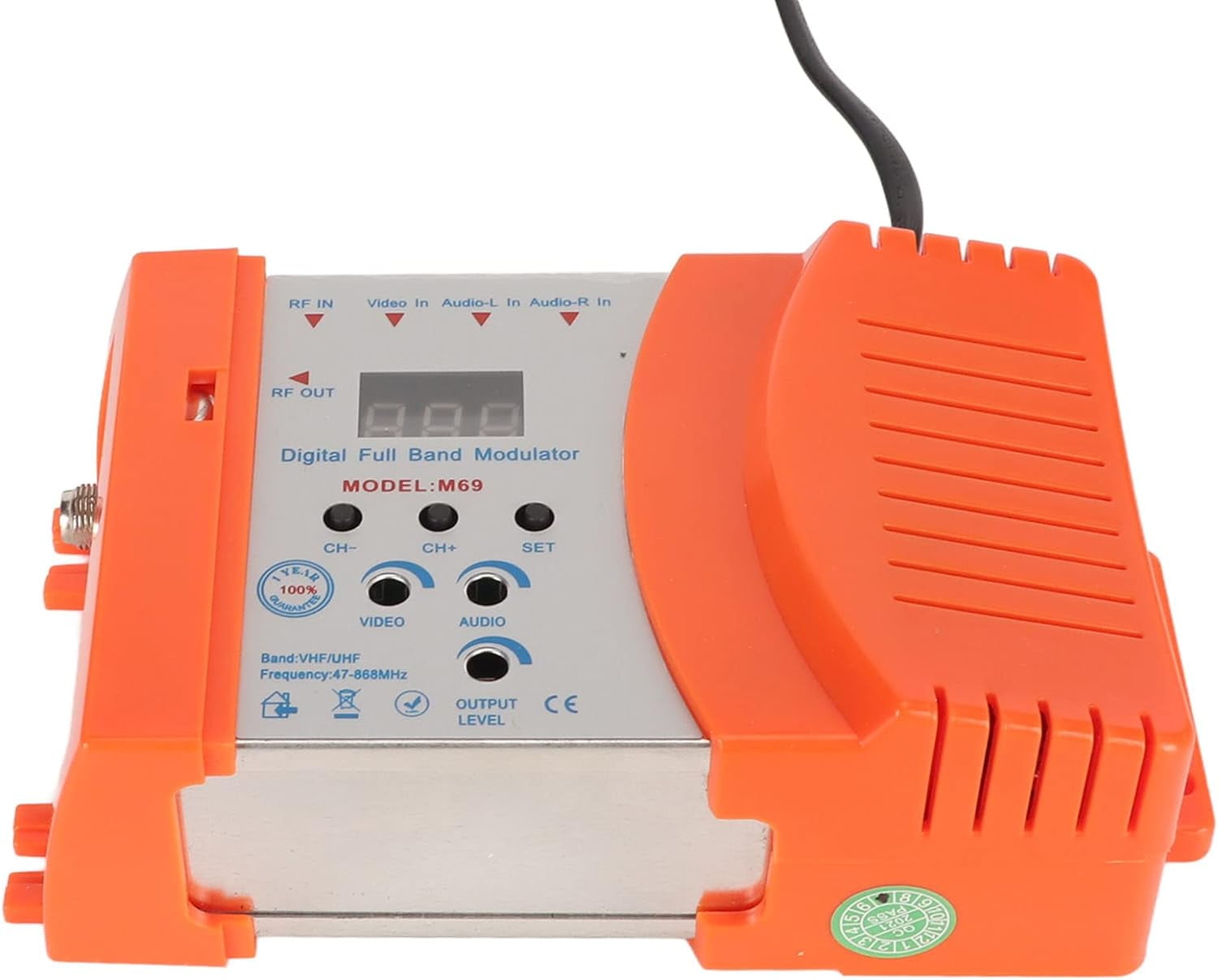 KOKRF Modulator, M69 Full Band AV to RF Modulator Converter VHF UHF