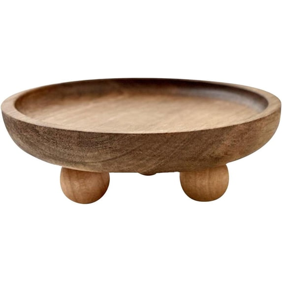 Table Riser Round DJH-Small Wooden Riser Wooden Pedestal for Display Tray Display Riser ...