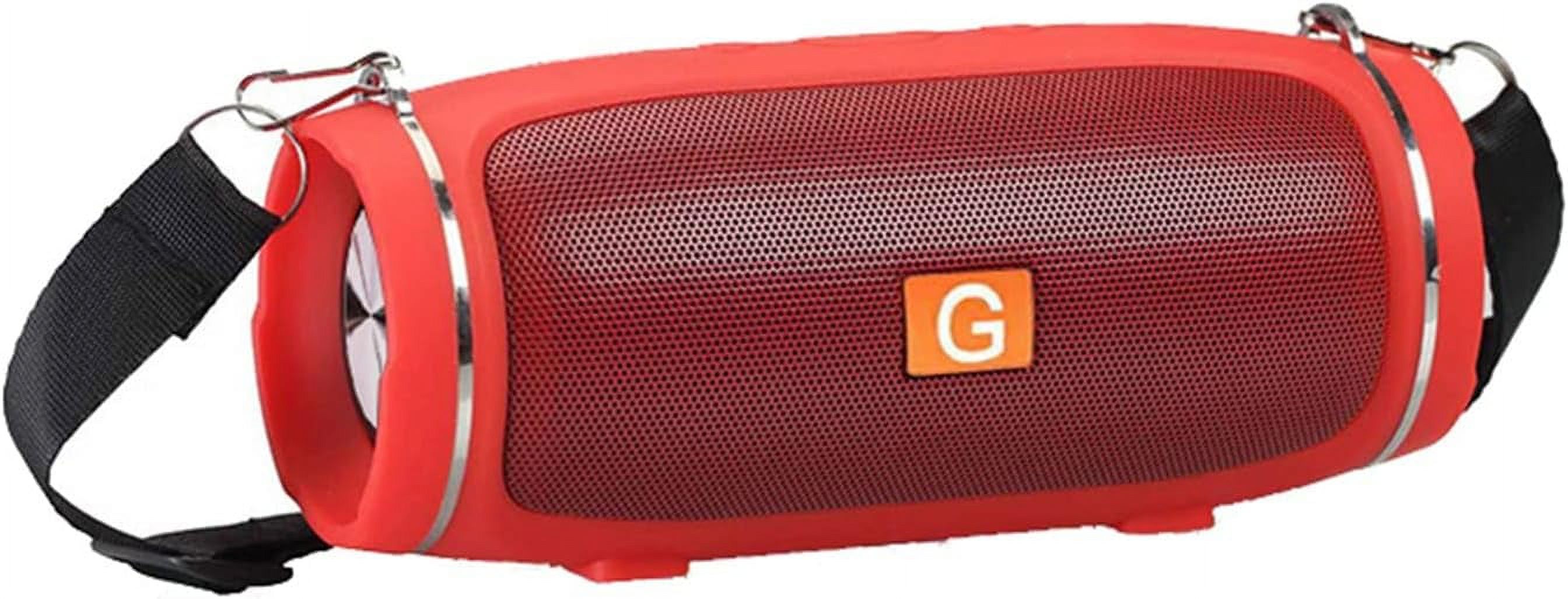 KOKWireless Bluetooth Speaker with Carrying Strap,Portable Handheld Subwoofer with Dual Speaker