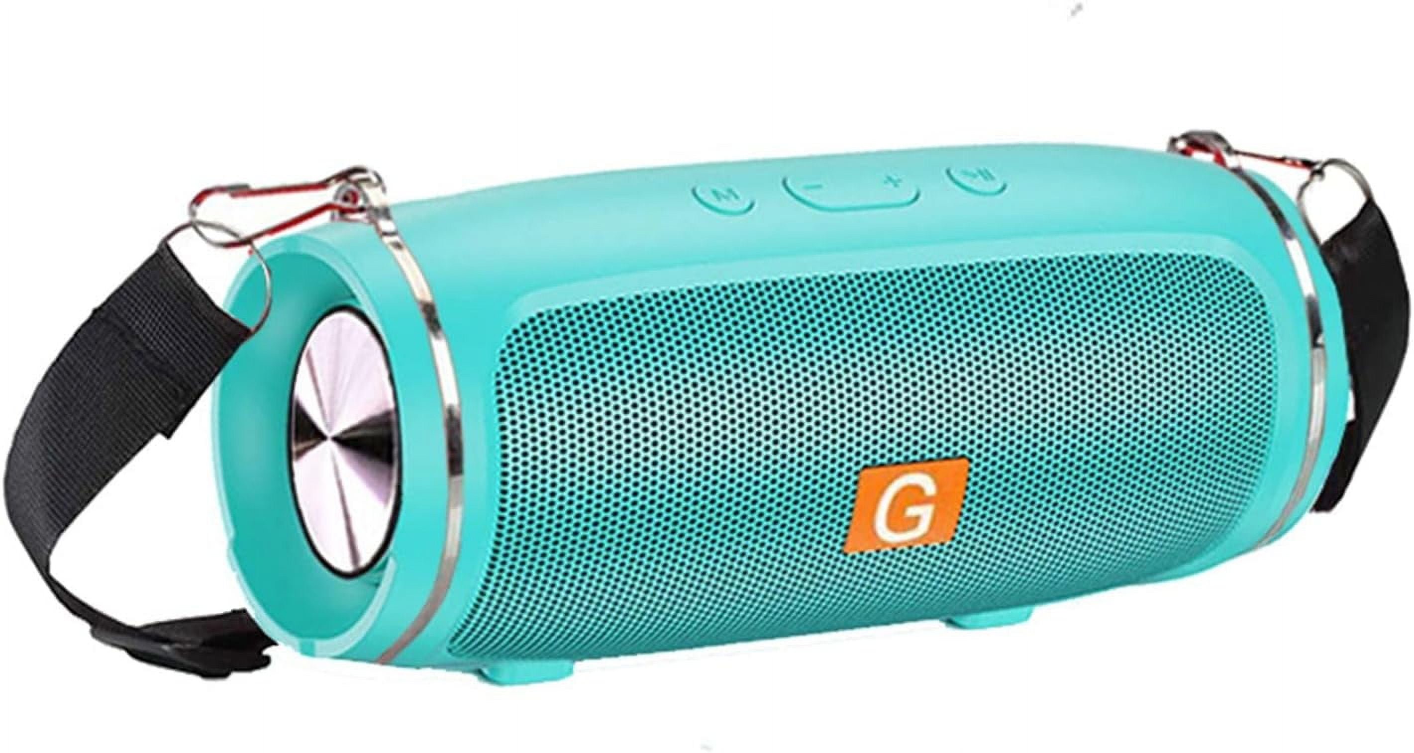 KOKWireless Bluetooth Speaker with Carrying Strap,Portable Handheld Subwoofer with Dual Speaker