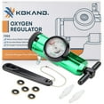thumbnail image 1 of KOKAND Oxygen Regulator 0-15LPM - Oxygen Tank Regulator with Gauge - Green, 1 of 9