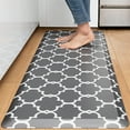 thumbnail image 1 of KOKHUB Kitchen Mat,1/2 Inch Thick Cushioned Anti Fatigue Waterproof Kitchen Rugs,Comfort Standing Desk Mat, Kitchen Floor Mat Non-Skid & Washable for Home, Office, Sink,"17.3x60"- Grey, 1 of 7