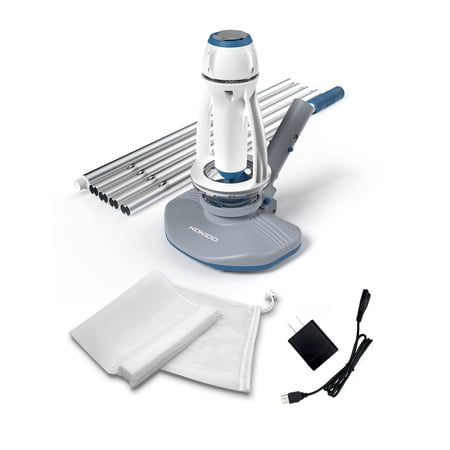 KOKIDO Cordless Rechargeable Spa Vacuum with Pole, for Spa, Hot Tub, Spot Clean Above Ground Pools XTROVAC 200