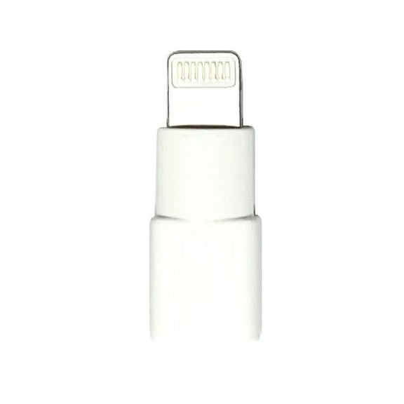 KOKKIA Slim_Lightning_Extender_White : Tiny , Slim Male to Female Lightning Extender