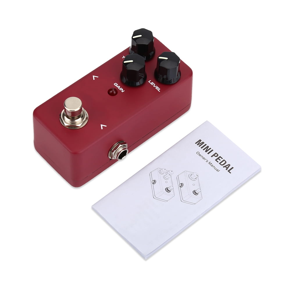 KOKKO FDS2 Mini Aluminum Alloy Distortion Effect Pedal 6.35mm Jack for