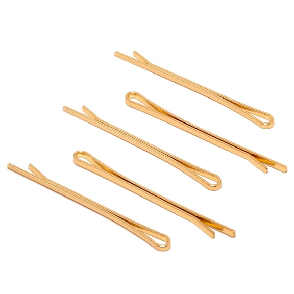KOKO & KO Gold Bobby Pins 2in 40pcs Flat Hair Pins Blonde Hair