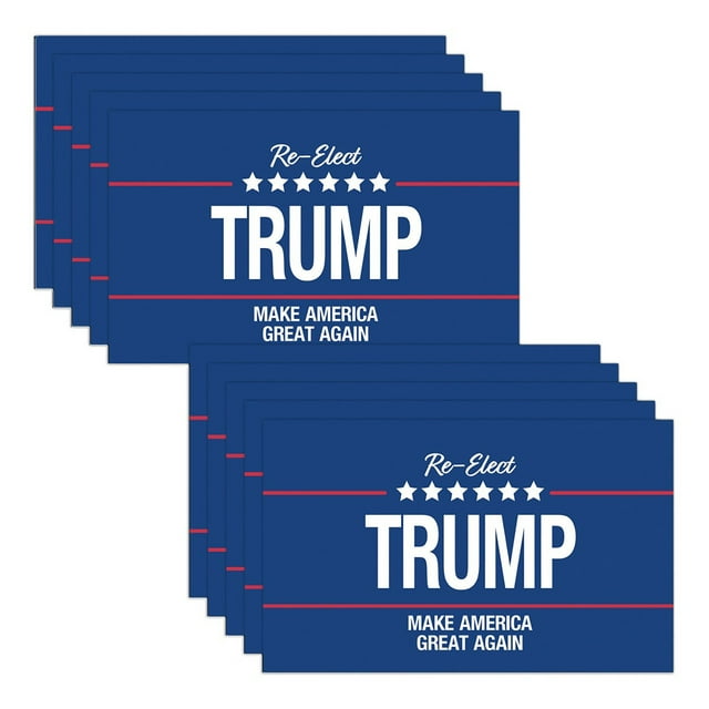 KOKOI 10pcs SelfAdhesive Trump Stickers, with Words Trump 2024 Take