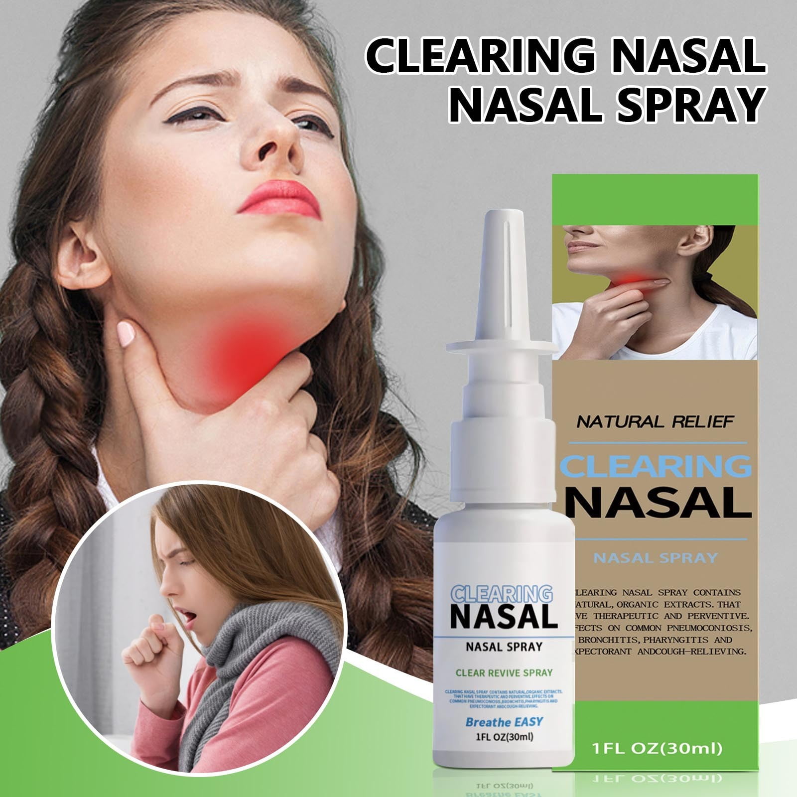 KOKOI Nasal Spray Powerful Moisturizing Nasal Cleanser Helps Prevent