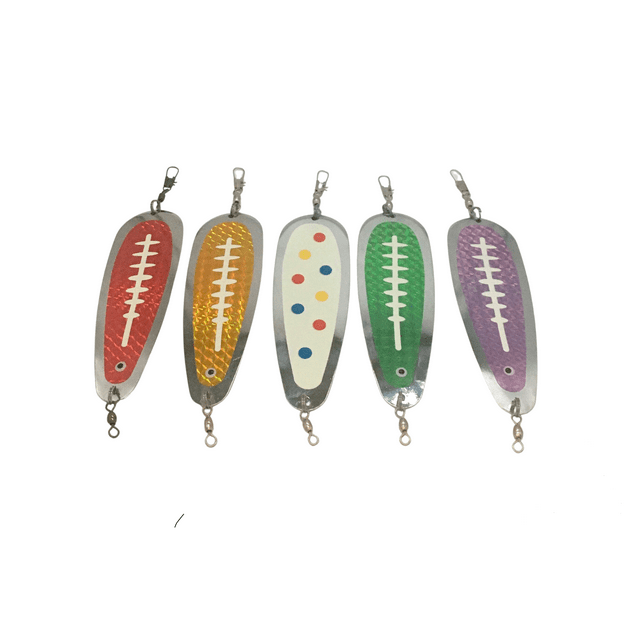KOKOPROS 5 Pack Multi Colors Kokanee Salmon Glow Teardrop Trolling