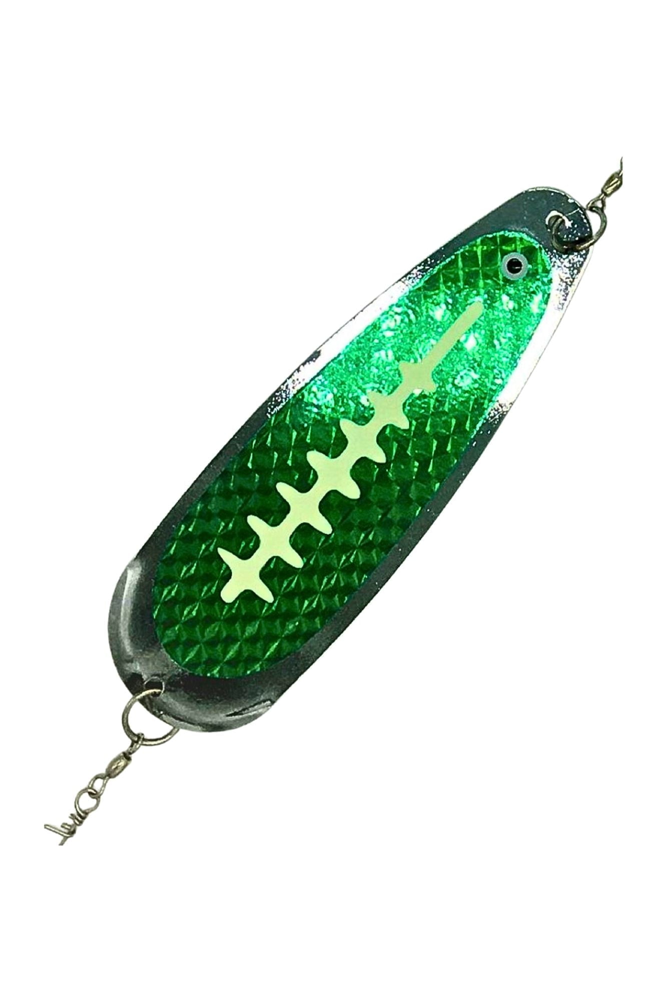 Salmon Candy Flasher 8" Chrome Hammertime UV