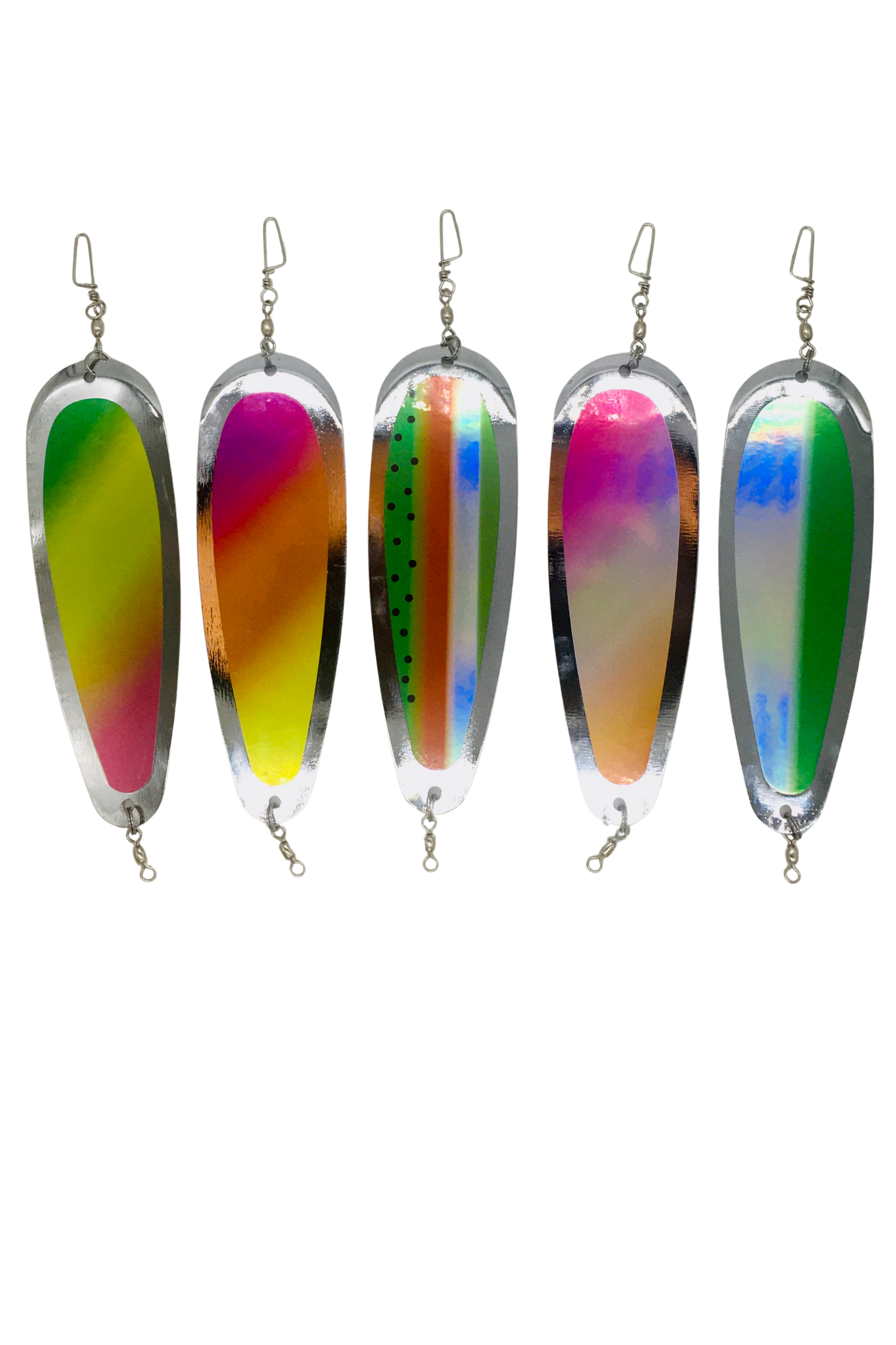 KOKOPROS Kokanee Salmon Finished Hologram Flashers 5 Pk